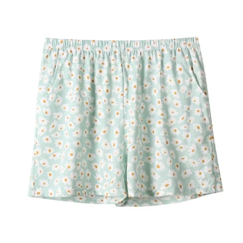 

Little flower print women's summer shorts at home thin sleeping pants