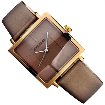 

Dropshiping New Top Brand Square Women Bracelet Watch Contracted Leather Crystal WristWatches Women Dress Ladies Quartz Clock