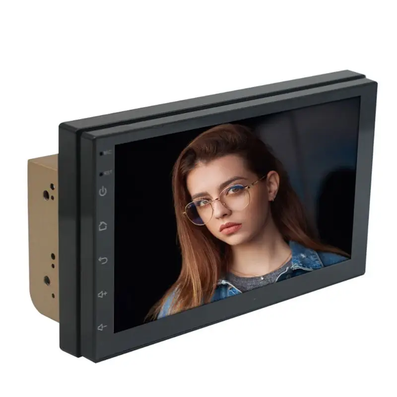 1 комплект Универсальный 7 дюймов сенсорный экран автомобиля радио мультимедиа видео MP5 плеер Bluetooth gps карта Навигатор Авто Стерео устройство