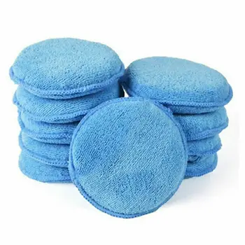 

10pcs Sponge Washing Polishing Pad Microfiber Waxing Supplies Accessories