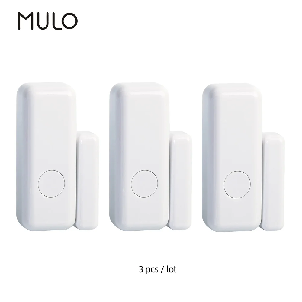 Detector de Sensor de ventana de puerta MULO, Compatible con sistema de alarma inalámbrico de 433MHz PG107 PG106