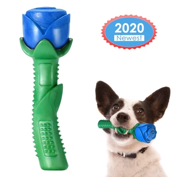 

Dog Chew Toy Molar Teeth Cleaning Stick Pet Holiday Gift Rose Yellow Blue Toys For Dog Pet Molar Chewing Pet Dog AccessoriesY