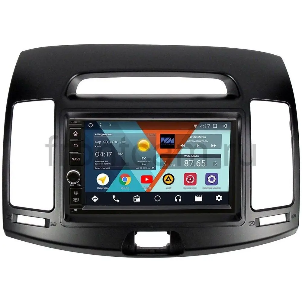 Штатная магнитола Wide Media WM-VS7A706NB-1/16-RP-HDHD-30 для Hy