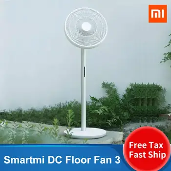 

Xiaomi Smartmi Standing Floor Fan 3 DC Negative Ion Natural Wind Rechargeable Pedestal Standing Fans Air Conditioner Mijia App