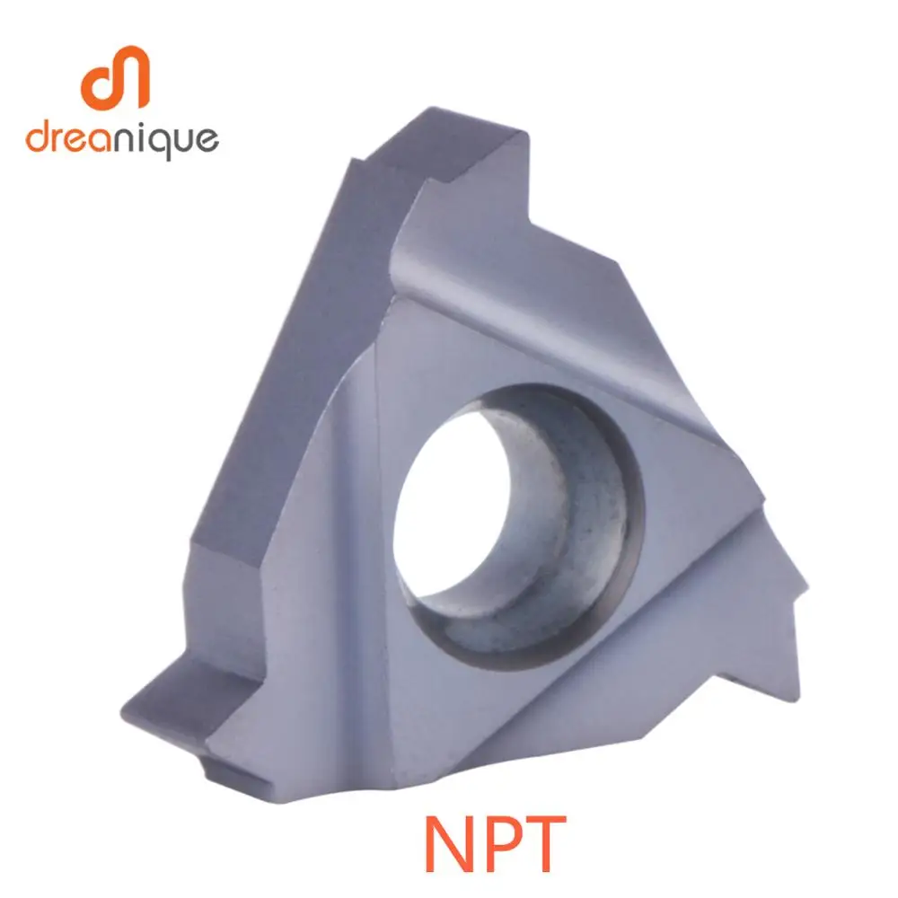 

NPT Carbide Insert CNC thread Turning Tool 08IR 11IR 16IR 16ER, 8NPT 11.5NPT 14NPT 18NPT 27NPT carbide threading insert HRC30
