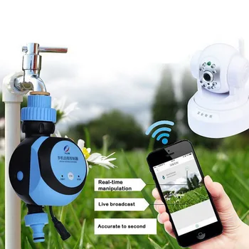 

1pc Smart WiFi Phone Remote Faucet Water Timer Garden Automatic Intelligent Electronic Irrigation Controller Watering System