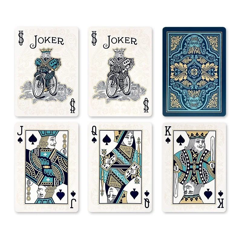 Lot De 6 Jeux De Cartes à Jouer Bicycle Metalluxe - Cartes Métallisées Effet Premium, Neuves