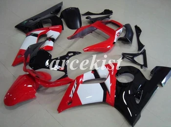 

4Gifts New ABS Motorcycle Full Fairings Kit Fit For YAMAHA YZF-R6 1998 1999 2000 2001 2002 98 99 00 01 02 body set Red Black