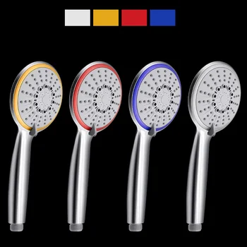 

Chrome Shower Head With 3 Mode Function Spray Anti-limescale Universal Handheld Home Bathroom Water Saving Accessory