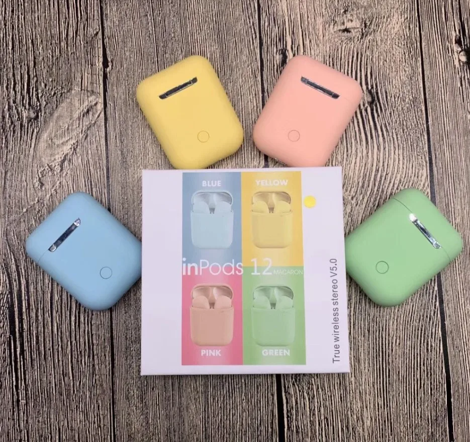 Дропшиппинг inpods 12 наушники i12 Tws беспроводные Bluetooth гарнитура для iphone 11|Наушники и