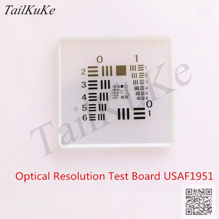Placa de Teste de Resolução Resolve o Alvo do Teste de Potência Placa de Calibração da Câmera da Visão da Máquina Óptica Peças Corretas 25*25 Que Usaf1951