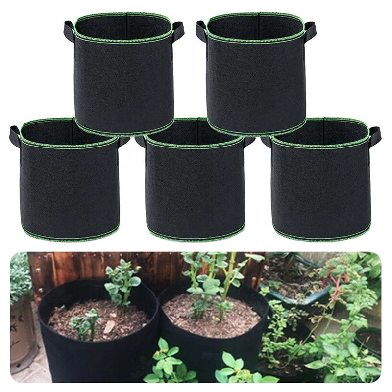

Reusable Large Planting Bag Planter Plant Seedling Grow Bags Pot Potato Strawberry Fabric Vegetable Jardin Seedling Growing Pot
