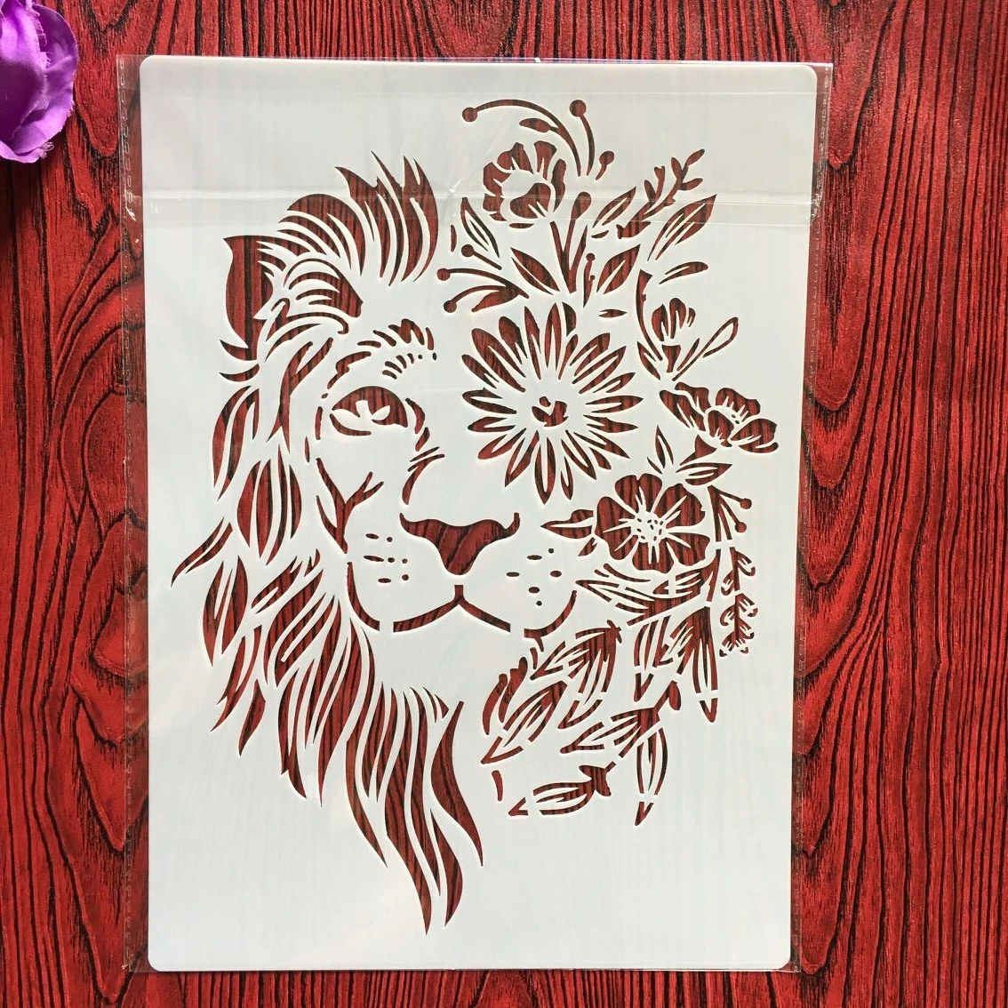 

A2 size 42 * 59.4cm lion DIY Stencils Wall Painting Scrapbook Coloring Embossing Album Decorative Paper Card Template,stencil