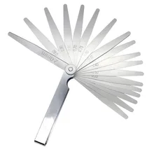 Мужской/Британский щуп 24 лезвия 0,02-2,00 мм зазор измерительная линейка из нержавеющей стали один кусок измерительный инструмент