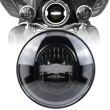 7-дюймовая светодиодная мотоциклетная фара дальнего/ближнего света с DRL и поворотным сигналом для " фар