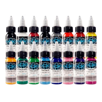 

TAttoo Ink 25 Colors Set 1 Oz 30Ml/Bottle Pigment Kit 3D Makeup Beauty Ink tool