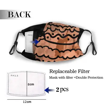 

protective mask with filter 1st Birthday Cake Get The Party Started anti dust PM2.5 reuse adult teen child girl