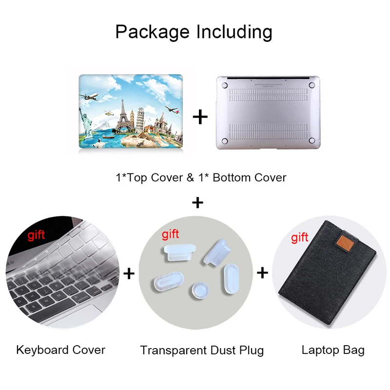 Чехол MTT для Macbook Air 11 13 Pro 15 Retina жесткий чехол book 16 3 4 12 дюймов с сенсорной панелью