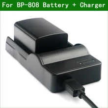 Аккумулятор и зарядное устройство для цифровой камеры BP 808 BP808 Canon