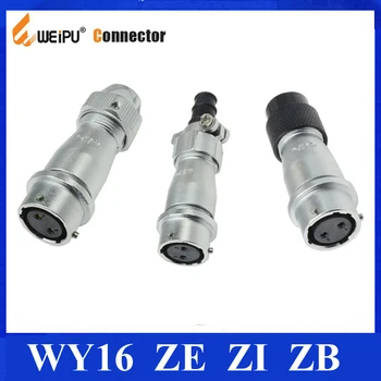 

Original Weipu Connector WY16 ZE ZB ZI 2 3 4 5 7 9 10 Pin Female In-line Sleeve Cable Clamping Plastic Hose Cable Socket