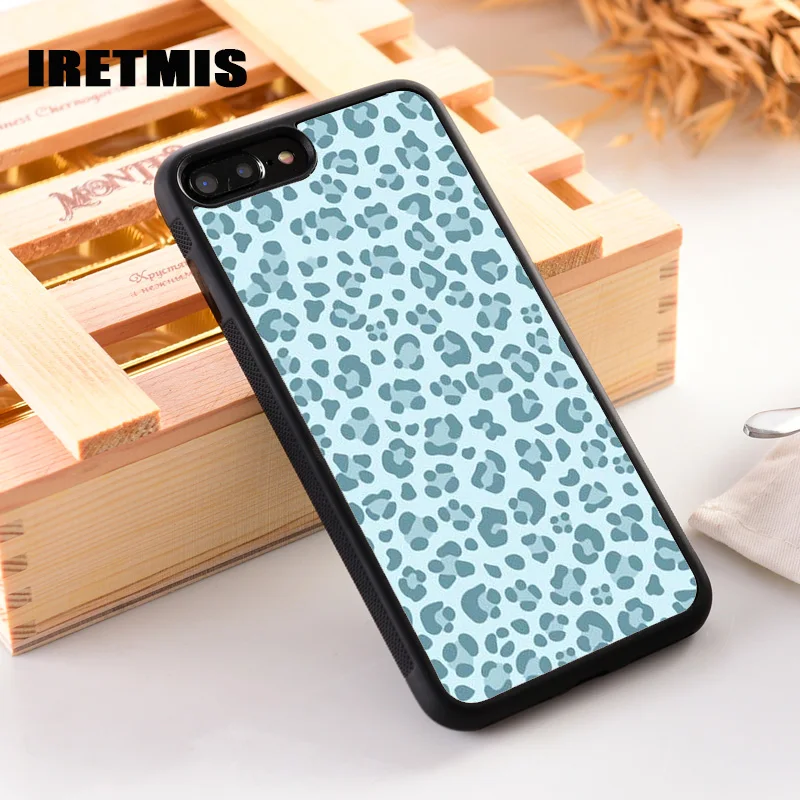 Резиновый силиконовый чехол Iretmis для телефона iPhone 6 6S 7 8 PLUS X XS XR 11 12 Mini Pro Max милый