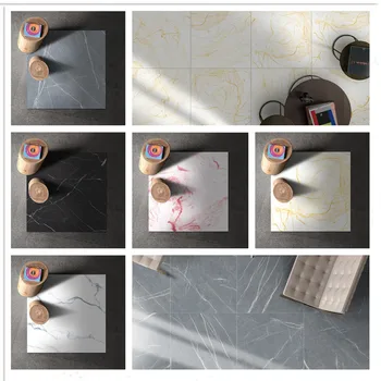 

10PC Thicken Marble Tile Sticker 3D Self Adhesive Decorative Waterproof Wall Stickers for Kitchen Living Room Home Decor 30*30CM
