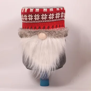 

Santa Claus Cute Plush Water Dispenser Dust Cover Cartoon Drinking Bucket Dust Cover Water New Year Home Decorations