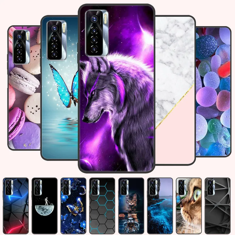 Silicone Back Cover Phone Case with Soft Bumper Coque