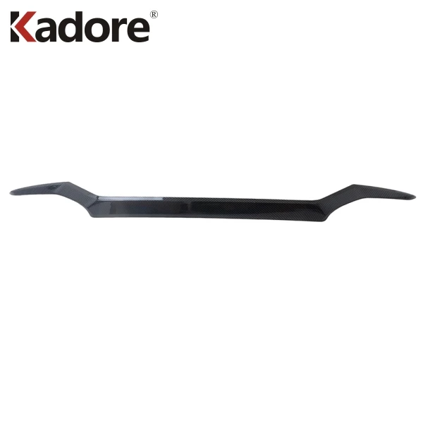 Carbon Fiber Plastic Для Toyota RAV4 RAV 4 углеродное волокно задняя верхняя крышка багажника Накладка багажника защитная полоса для багажника внешние аксессуары - Цвет: Carbon Fiber Plastic