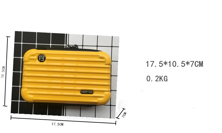 PVC Small Girl Shoulder Cosmetic Box Toiletry Bag Make Up Case Travel Organizer Functional Bags Cases Makeup Kit Koffer
