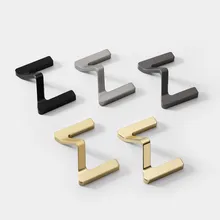 

Light luxury European style wardrobe door handle drawer cupboard gold black zinc alloy creative hardware