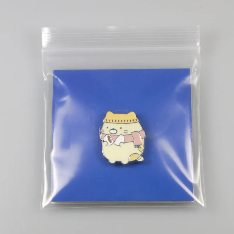 Аниме-Броши для женщин Sumikkogurashi, металлическая брошь для девочек, Мультяшные милые булавки, значок, шаль, булавка в Корейском стиле, винтажные аксессуары Broszka
