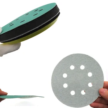 

20pcs/set 1000-2000 Grits Sanding Disc Woodworking 8-holes Grinding Wheels 125mm