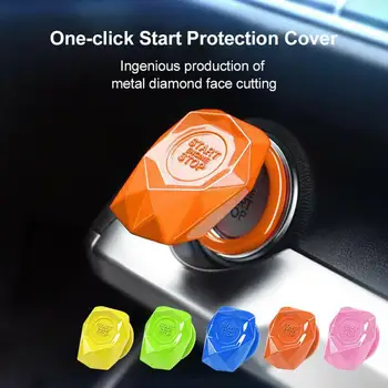 

Universal One-button Start Protection Cover Car Styling Accessories Start Stop Engine Push Button Decorative Cover LVBAO-00800
