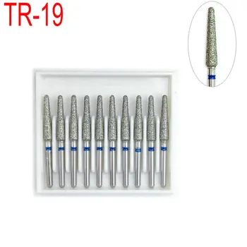 

1 Box Dental Diamond Bur Drills for High Speed Handpiecess Dentist Teeh Whitening Polisher Dentistry Material TR-19