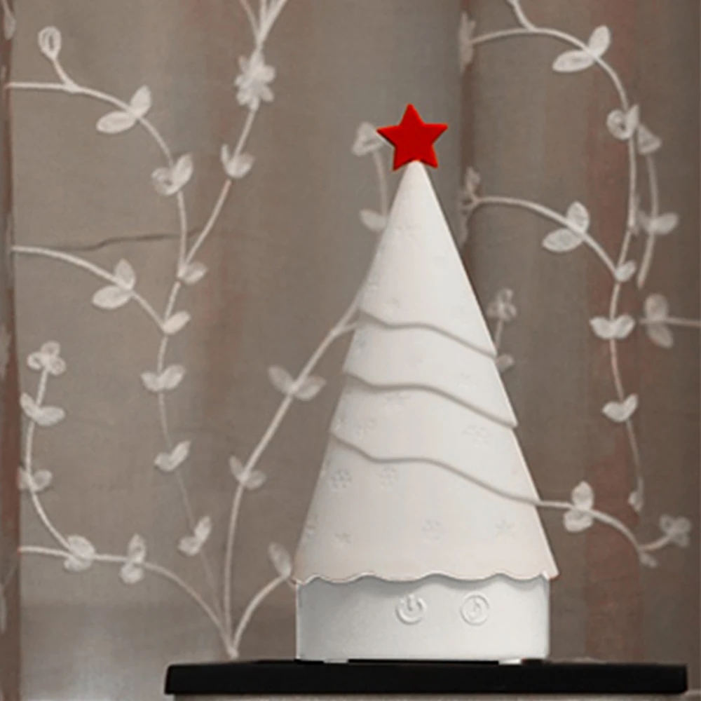 Santa Claus Christmas Tree Silicone LED Lamp Night Light Touch Sensor Tap Control Gift for Children Baby Kids Christmas Gift