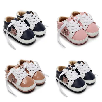 

Baby Boots Infant Newborn Girls Boys Cartoon Shoes First Walkers Shoes First Walkers Four Seasons Children's Shoes