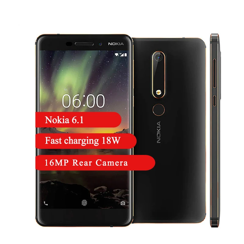 Nokia 6 1 4 аппарат не привязан к оператору сотовой связи смартфон 4GB 64GB Snapdragon 630 Octa core 5