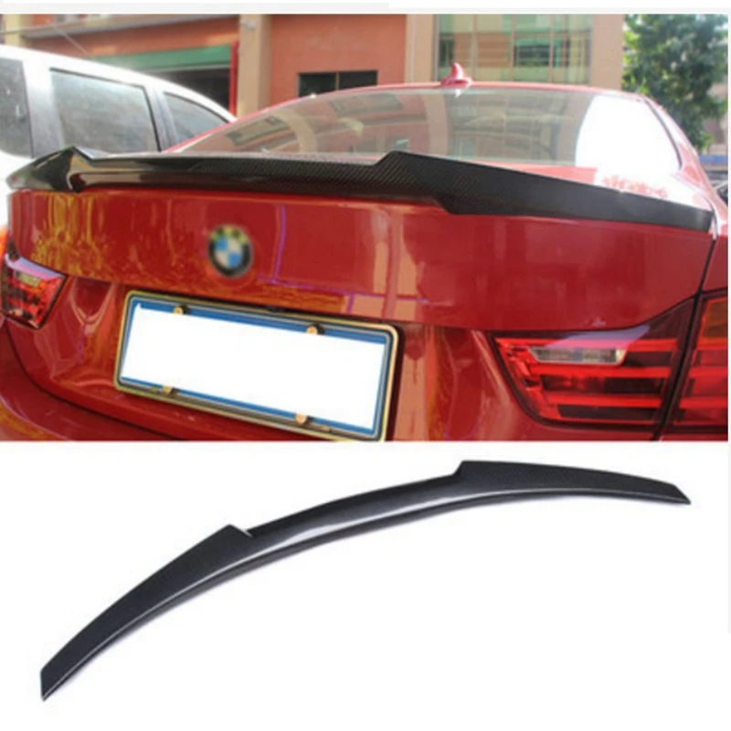 

For BMW F32 Carbon Spoiler 4 Series 420i 428i 430i 2 Door Coupe F32 Carbon Fiber Rear Trunk Spoiler M4 Style 2014 2015 2016 - UP