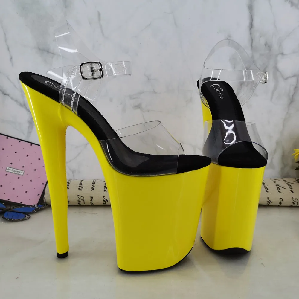 yellow platform shoes