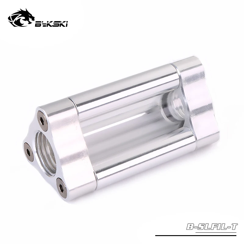 

Bykski water filter double G1/4" thread Watercooling Copper filter Red,Blue,Gold,Silver,Gold B-SLFIL-T