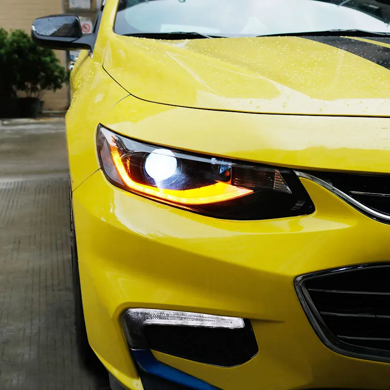 2016 2018 Malibu фара головного света XL в сборе с светодиодный DRL Bi xenon Hella5 объектив 5500K HID