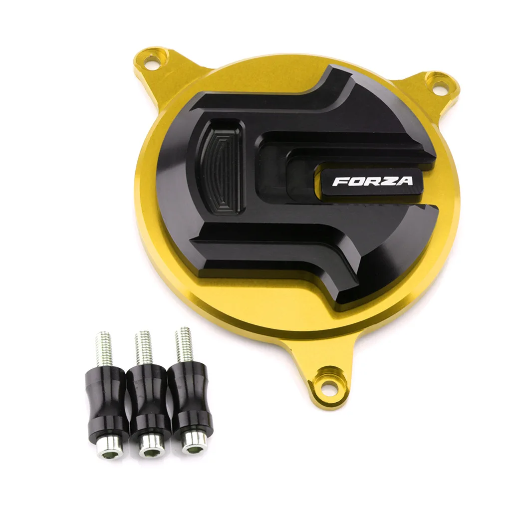 Золотой Для HONDA FORZA 300 ЧПУ двигателя мотоцикла ползунок Защита Защитный чехол Защита от падения FORZA300 Si скутер - Цвет: Золотой