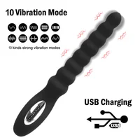 Anal Plug Vibrator Sex Toys For Men Women Couples Silicone Butt Plug Dildo Unisex Intimate 10 Speed Dual Motor Vibrators