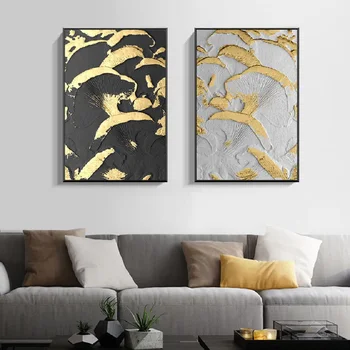 

Advanced Minimalist Abstract Gold Pattern Canvas Paintings Prints Wall Art Posters Paintings for Living Room Home Wall Art