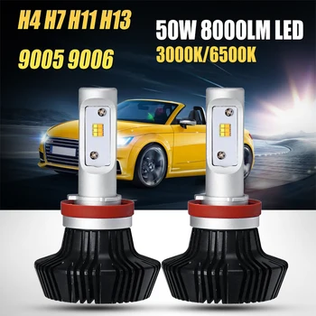 

Oslamp 50W 4000LM 3000K 6500K Car LED Headlights H4 H7 H13 Hi-Lo Beam White Yellow Dual Colors Front Bulbs Auto Headlamp