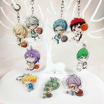 

Kuroko no Basket acrylic Keychains Pendant Car Key Accessories Cute Japanese Cartoon Kuroko's Basketball Key Chain