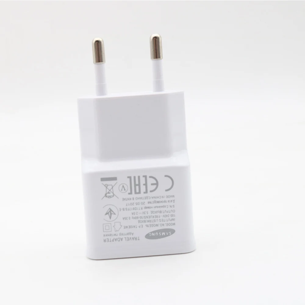 Only EU charger Samsung Galaxy S6 S7 край 5V2A быстро Зарядное устройство J3 J5 J7 Note 4/Note 5 A3 S2 A5 A7 2A микро кабель для honor 9 lite 5x 5c 6a 6x 7x - Тип штекера: Only EU charger
