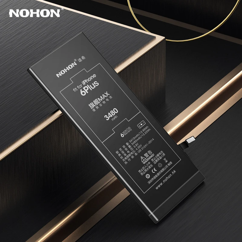 NOHON литиевая батарея для Apple iPhone 6, 6 S, 7, 8 Plus, 6 Plus, 6S Plus, 7 Plus, 8 Plus, сменные батареи для телефона, максимальная емкость, бесплатный инструмент
