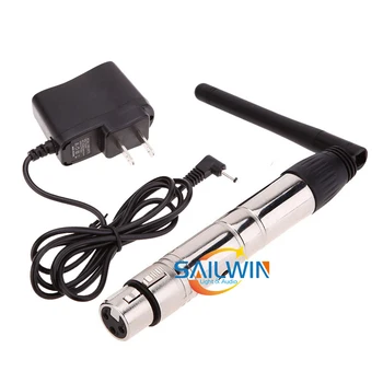

1PC Receiver-2.4G Wireless DMX Signal Controller DMX512 Receiver For Battery Powered LED Slim Par Light Wireless Transreceiver